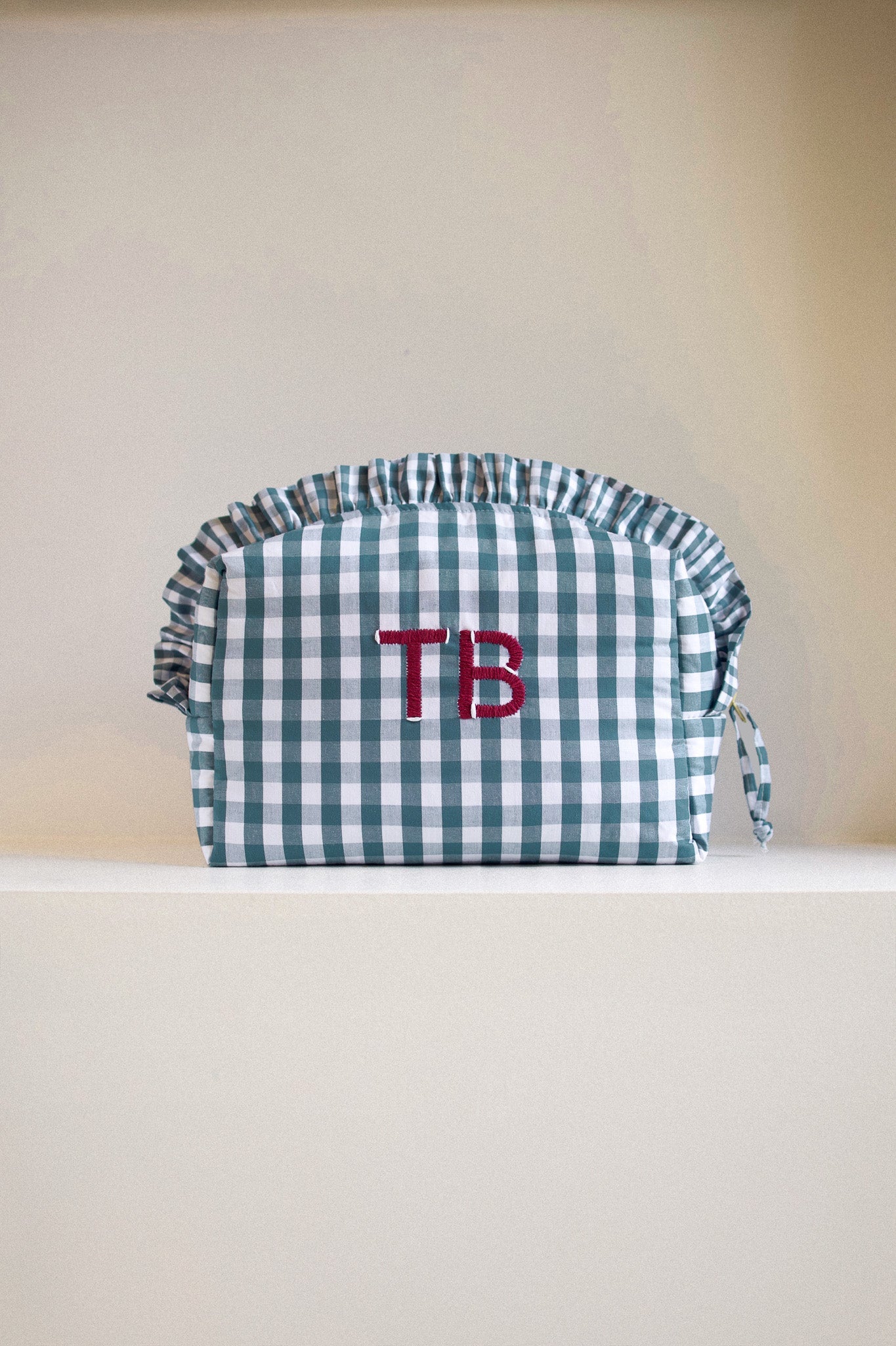 Embroidered Green Pouches